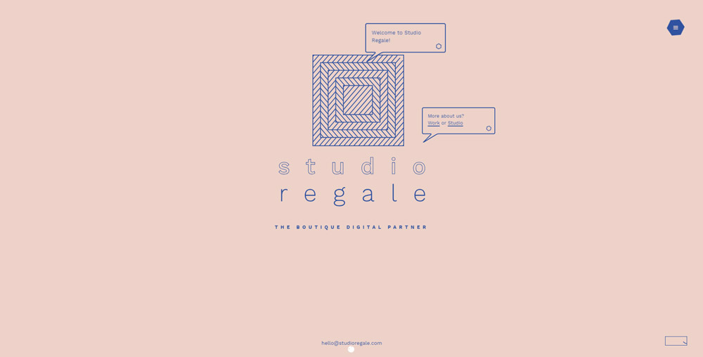Accueil du site Studio Regale